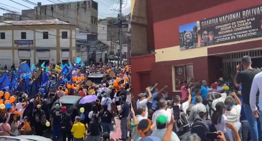 Edmundo González en Vargas: ¡Recorrido y saludo a la Guardia Nacional!