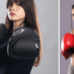La streamer Abby alzó la bandera de Venezuela en una noche histórica del boxeo digital