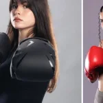 La streamer Abby alzó la bandera de Venezuela en una noche histórica del boxeo digital