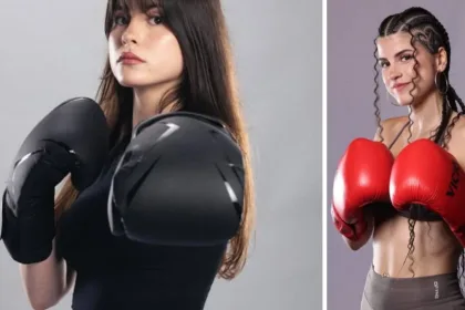 La streamer Abby alzó la bandera de Venezuela en una noche histórica del boxeo digital