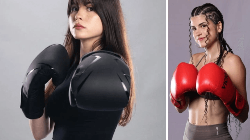 La streamer Abby alzó la bandera de Venezuela en una noche histórica del boxeo digital