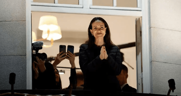 María Corina Machado se reencuentra con venezolanos